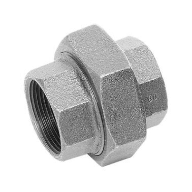 330- BOCCHETTONE F/F SEDE PIANA GHISA ZINC. D.1" 1/4