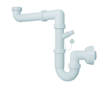 SIFONE LAVELLO 1 VIA 1"1/2 + SCARICO LAVASTOVIGLIE