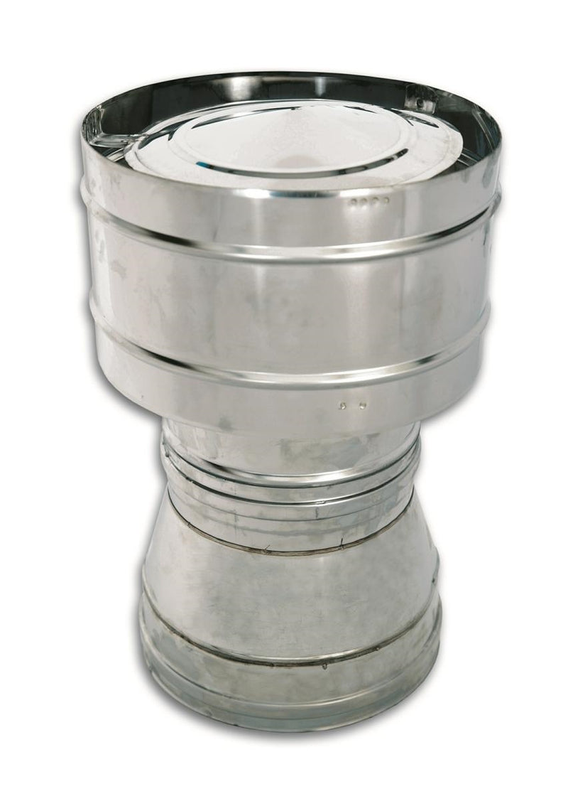 CAPPELLO ANTIVENTO IN/IN.D.250I/300E AISI 304/304 - COIBENTATA