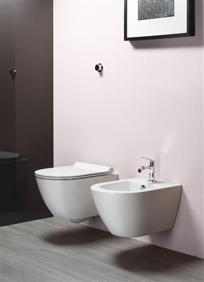 PURA BIDET 55*36 MONO FORO BIANCO LUCIDO
