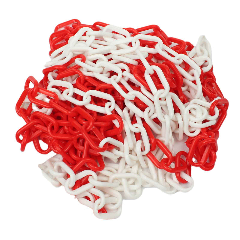 CATENA IN PLASTICA - BIANCO/ROSSA - PREZZO A ML