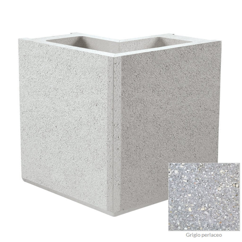 ANGOLO PILASTRINO HORIZON GRIGIO 26x26x17x30H