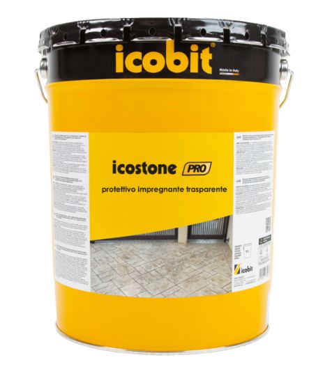 ICOSTONE DA 4 LT - Impregnante monocomponente trasparente a base di resine acriliche in fase solvente