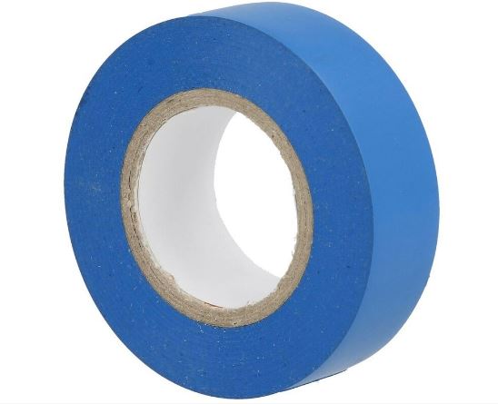 NASTRO ADESIVO DIELETTRICO BLU   -ROTOLO 25MT