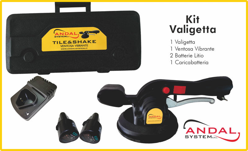 KIT VENTOSA VIBRANTE PER PIASTRELLE