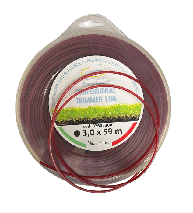 FILO PER DECESPUGLIATORE TONDO D. 3,00 BIVALVA MT 59