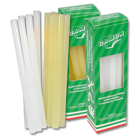 STICK COLLA A CALDO TRASPARENTE D.12MM 20 CM - 10 PZ