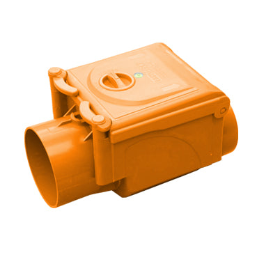 VALVOLA ANTIRIFLUSSO PVC ARANCIO / EASY TOUCH INCOLLAGGIO D.125