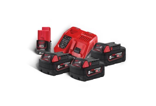 BATTERIE E CARICABATTERIE 18V - ENERGY KIT (M18NRG-503 NRG KIT IN2) - MILWAUKEE