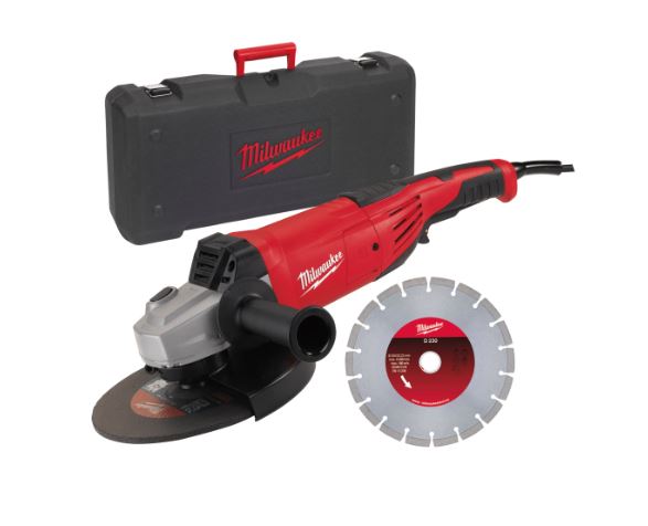 KIT SMERIGLIATRICE 2200W (AG 22-230 D-SET) - MILWAUKEE