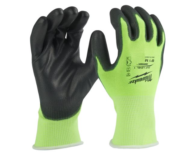 GUANTI ALTA VISIBILITA' 1/A M/8 - 1PC - MILWAUKEE