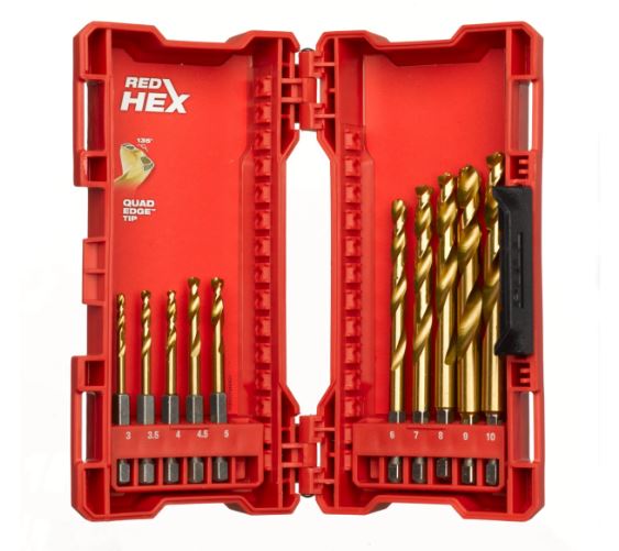 CASSETTA PUNTE SHOCKWAVE REDHEX HSS-G - 10pz - MILWAUKEE