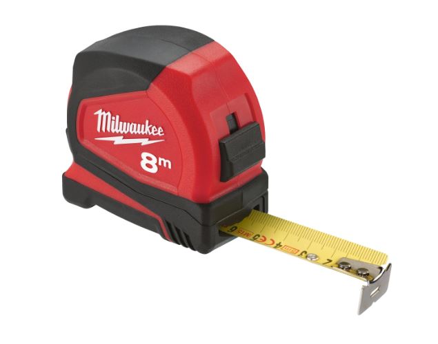 FLESSOMETRO PRO COMPACT 8 m - 25mm - 1pz - MILWAUKEE