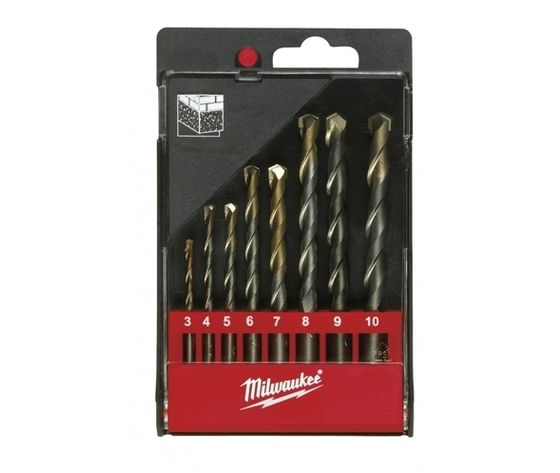 SET PUNTE CALCESTRUZZO - 8pz - MILWAUKEE