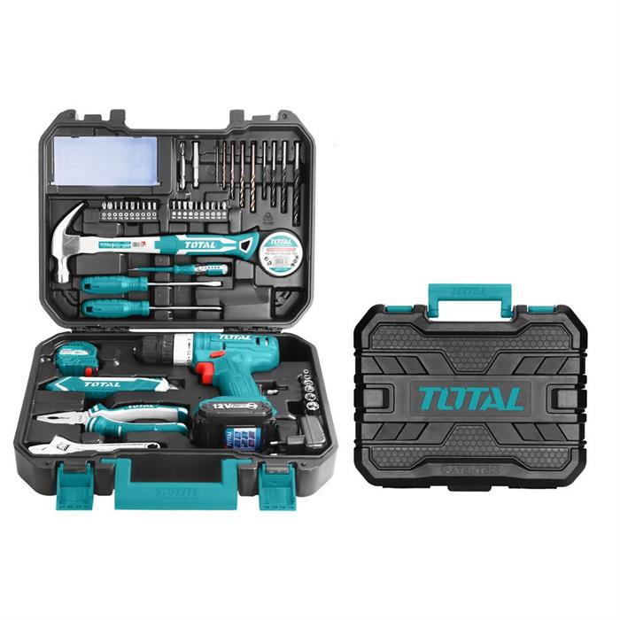 KIT CON TRAPANO AVVITATORE E 127 ACCESSORI