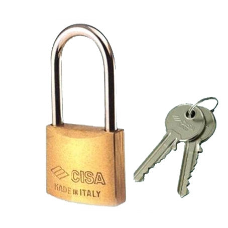 LUCCHETTO OTTONE DA 50 ARCO LUNGO