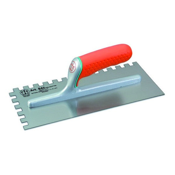 FRATTONE ACC. 280X120 MM DENT. 10X10 MM DX - manico gomma - quadra - 1815363
