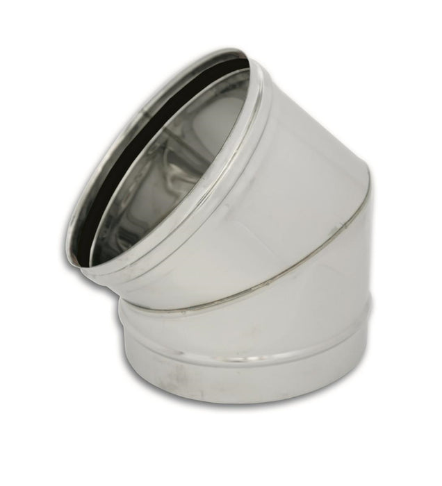 GOMITO 45° D.300 5/10 ACC/IN.AISI 304 - FUMARIO