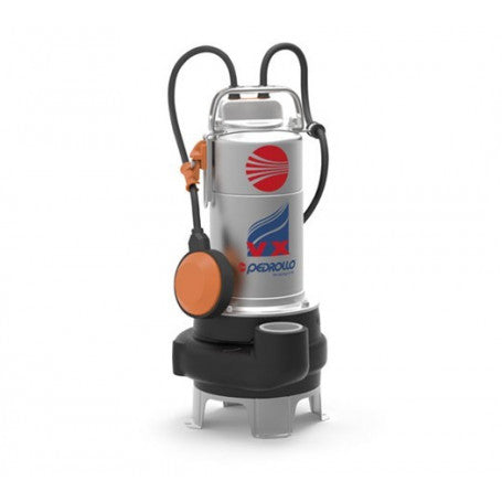 PEDROLLO ELETTROPOMPA PER ACQUE LURIDE VORTEX VXm10/50 230V 50Hz - 2" 1 HP