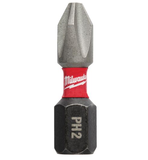 INSERTI SHOCKWAVE IMPACT DUTY 25mm - 2 pz PH2 - MILWAUKEE