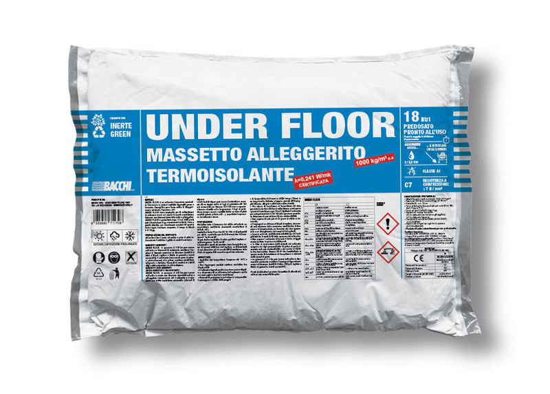 UNDER FLOOR MASSETTO ALLEGGERITO TERMOISOLANTE - SACCO 18 KG