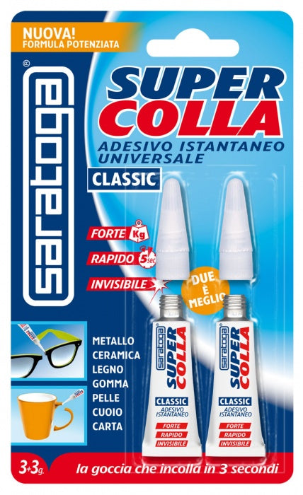 SUPERCOLLA ATTAK BIS 3+3 IN TUBETTO
