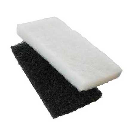 RICAMBIO TAMPONI FINISH NERO/BIANCO 250*120*H20 MM