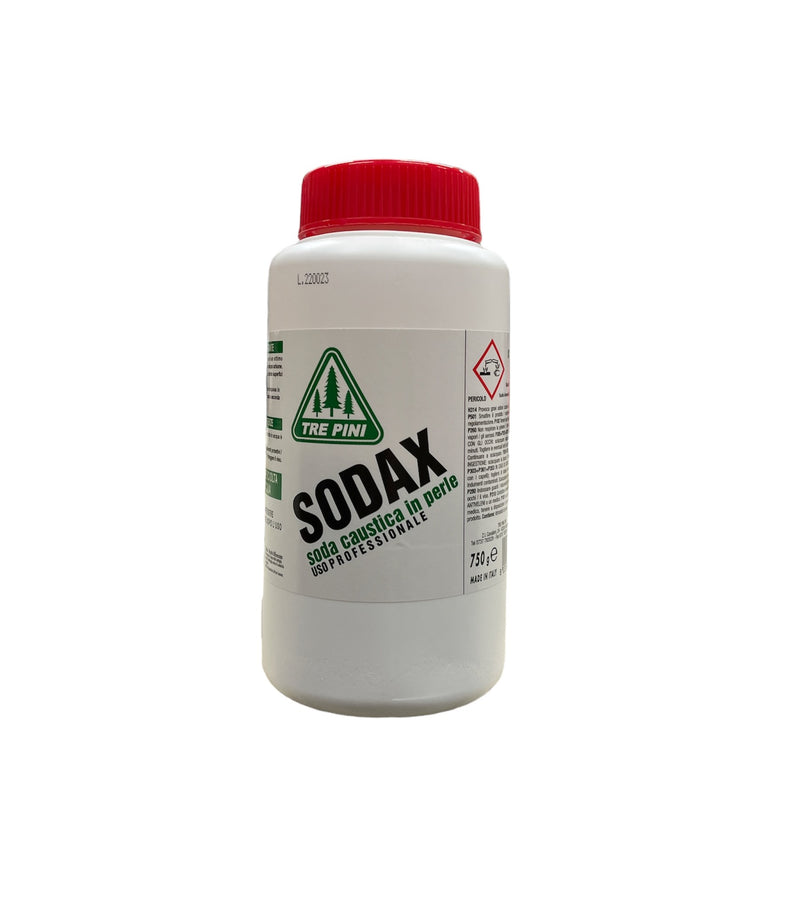 SODAX - SODA CAUSTICA IN PERLE - 0,75 LT - TRE PINI