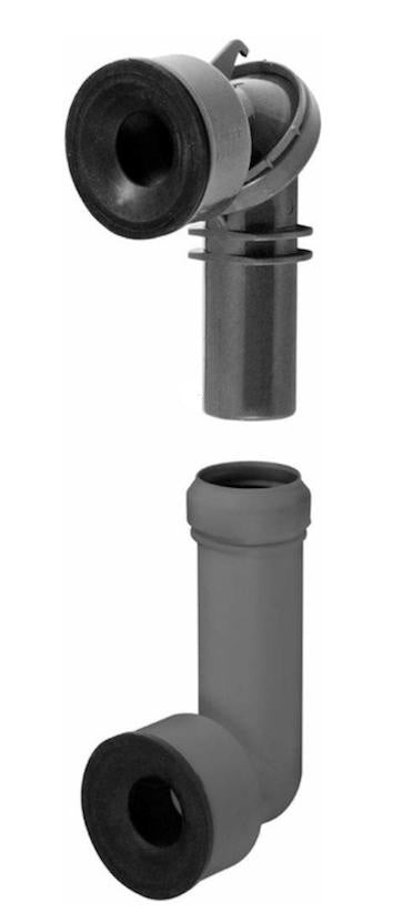 SUPERKANNA ORIENTAB ø32MM - RACCORDI PER COLONNA CATIS - TUBO CACCIATA PP X CASSETTA ALTA