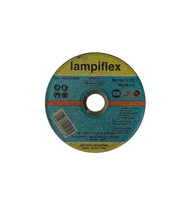 DISCO ABRASIVO 125X1,6X22mm - FERRO