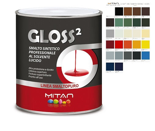 SMALTO GLOSS2 LUCIDO LT 0,75 - VARI COLORI