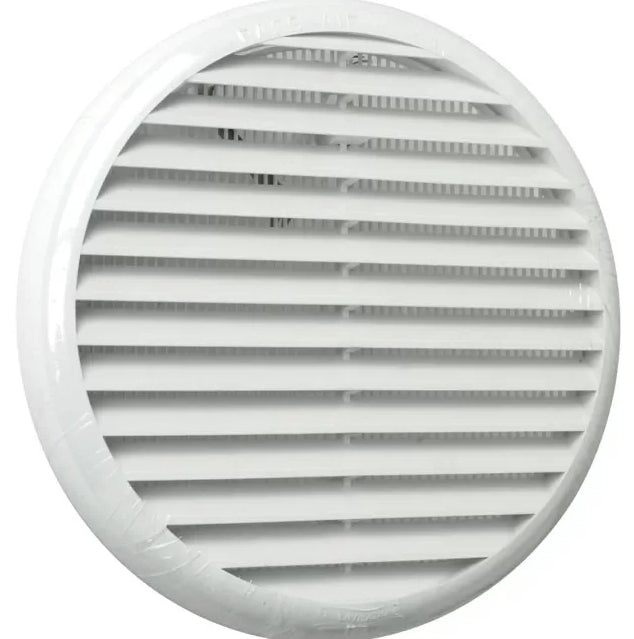 GRIGLIA AREAZIONE TONDA ABS C/RETE 125-160 MM