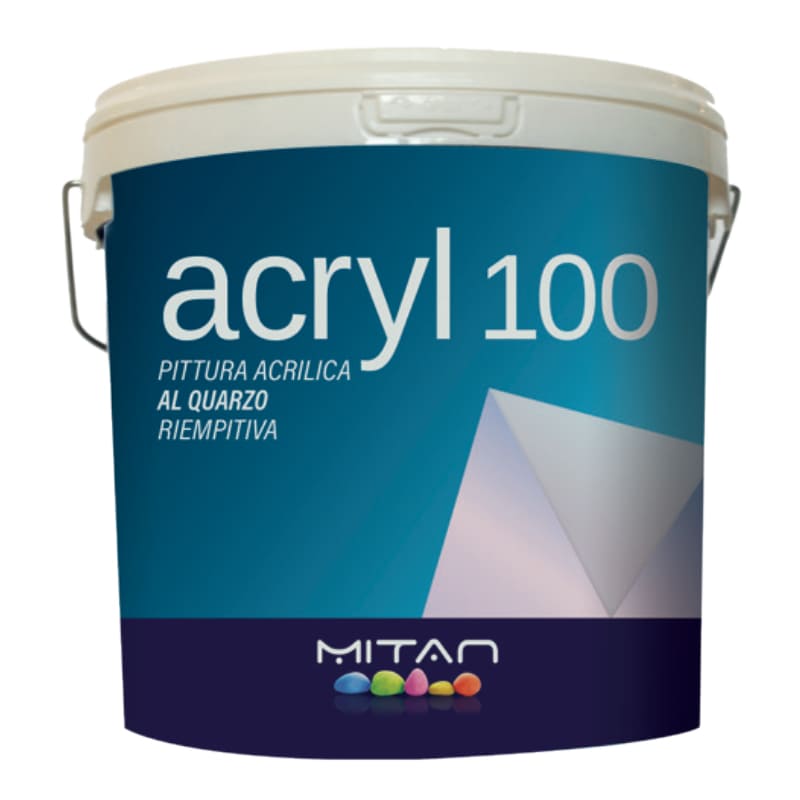 ACRYL 100 - PITTURA ACRILICA RIEMPITIVA DA ESTERNO AL QUARZO FINE - 14 LT