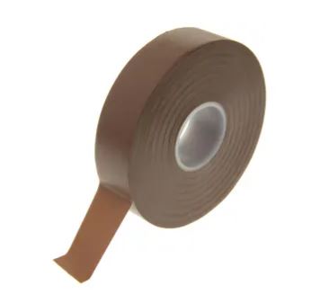 NASTRO ADESIVO DIELETTRICO MARRONE H.19mm   -ROTOLO 25MT