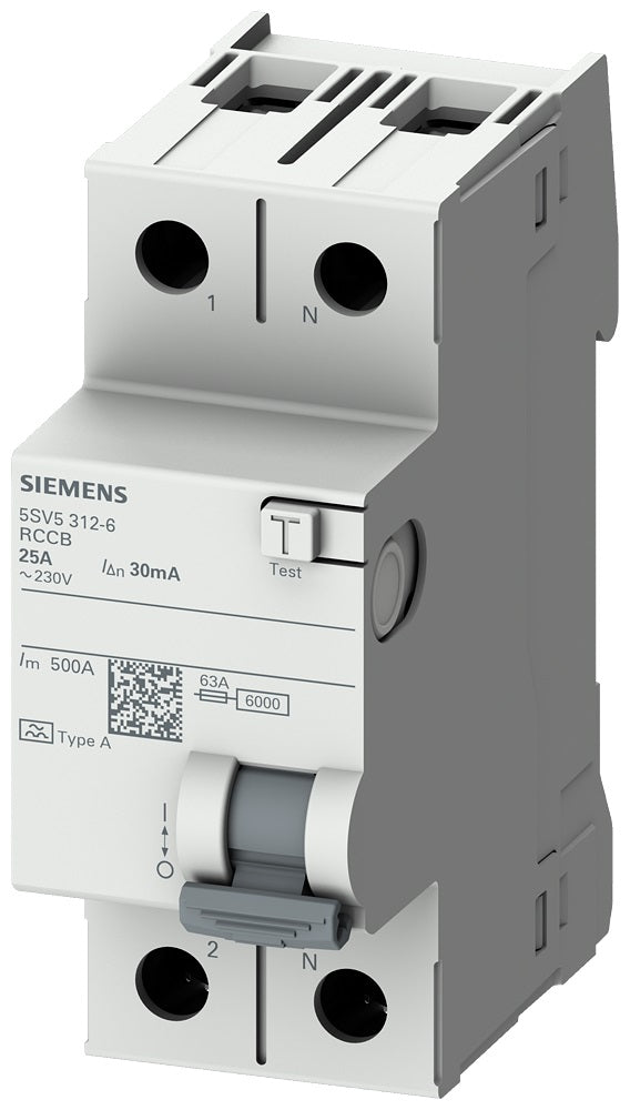 DIFFERENZIALE TIPO AC 2P 25A 30MA - NON ACC.