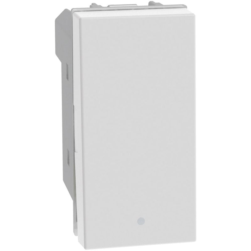 DEVIATORE BASCULANTE 1P 10AX 1M  BIANCO - MATIXGO