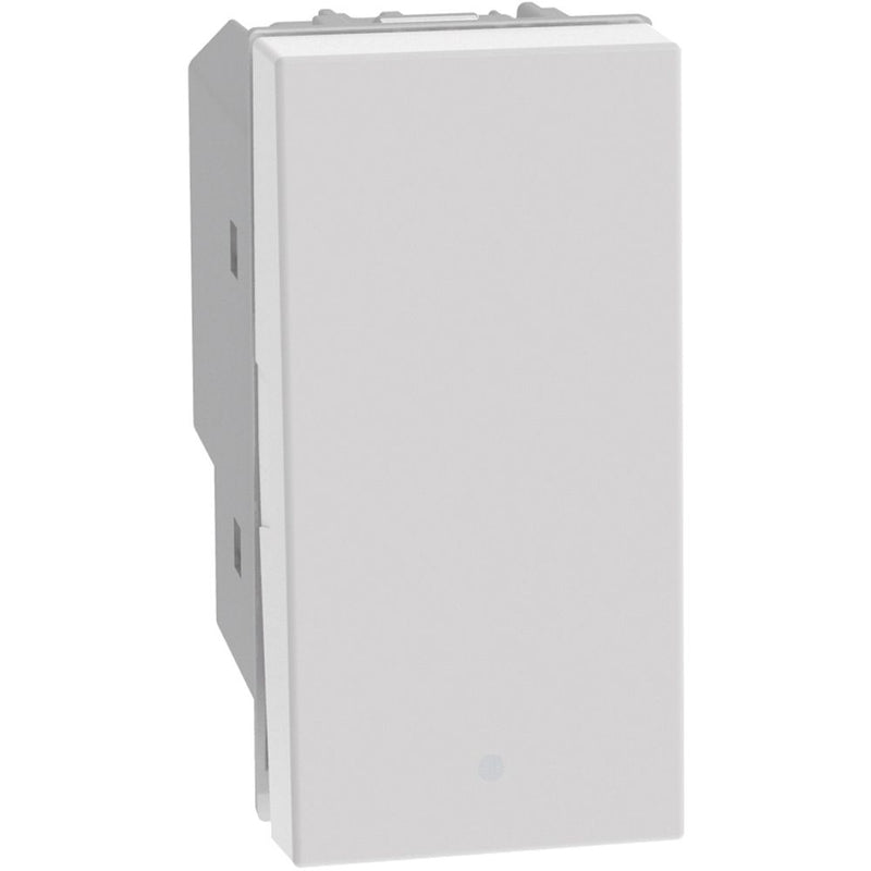 INVERTITORE BASCULANTE 10AX 1M BIANCO ILLUMINABILE - MATIXGO