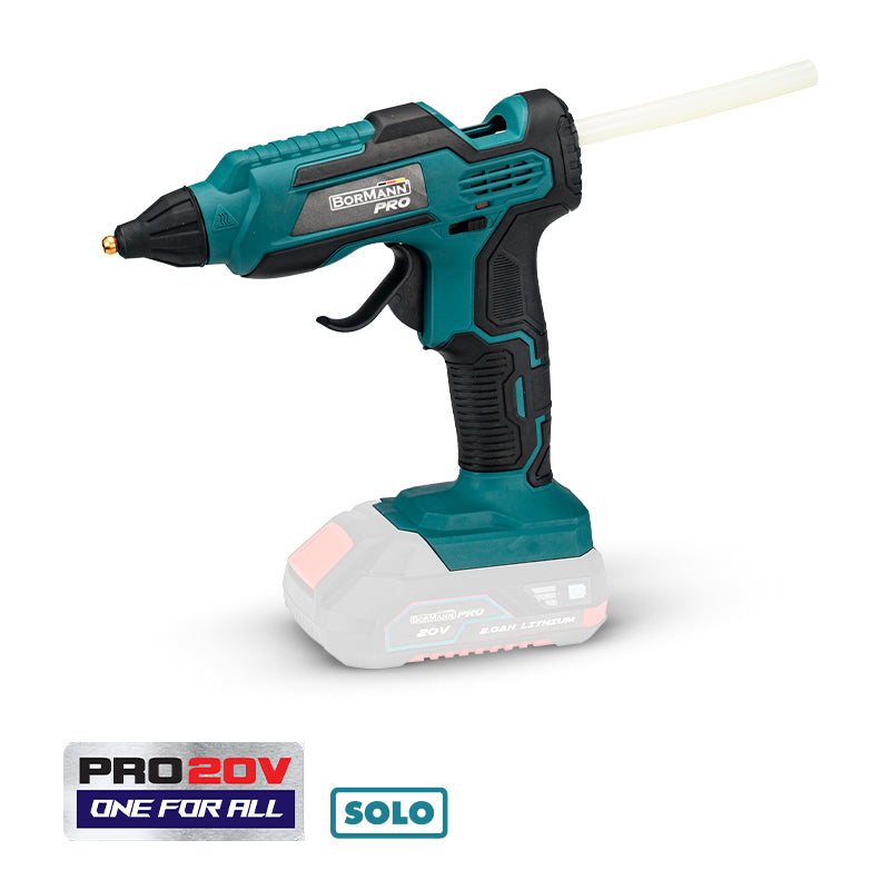 PISTOLA COLLA A CALDO A BATTERIA 20V LUCE LED - BBP3900