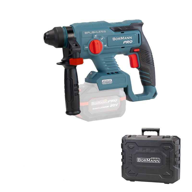 MARTELLO PERFORATORE A BATTERIE SDS-PLUS SENZA SPAZZOLE 20V - 2,5J IN VALIGETTA - BBP5300