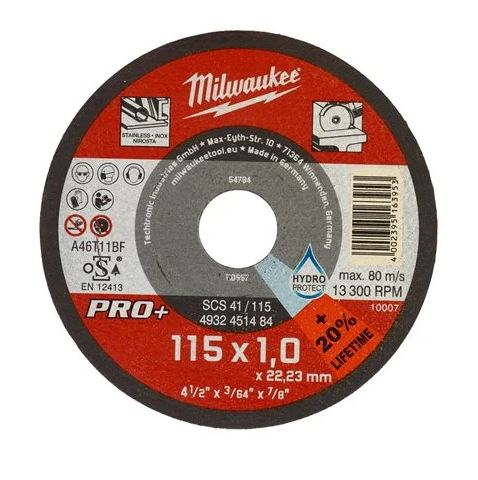 DISCO ESP MOLE TAGLIO 115x1mmPRO+ - MILWAUKEE