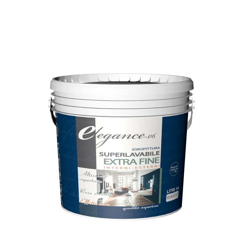 ELEGANCE - 06 TB Idropittura superlavabile bianco - 14 lt - AREA 51
