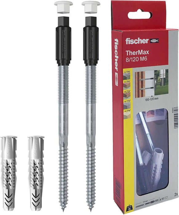 TASSELLO THERMAX CAPPOTTO PER CARICHI PESANTI 8/80 M6 - 2PZ