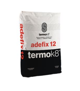 ADEFIX 12 GRIGIO GROSSO - 25 KG - Adesivo/rasante per isolamento a cappotto