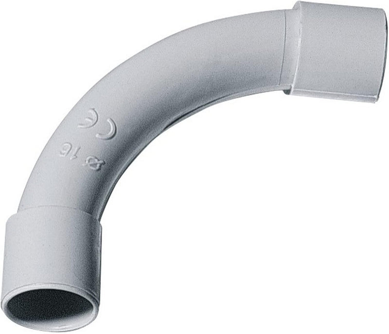 CURVA 90° IN PVC PER CORRUGATO ELETTRICO D.20
