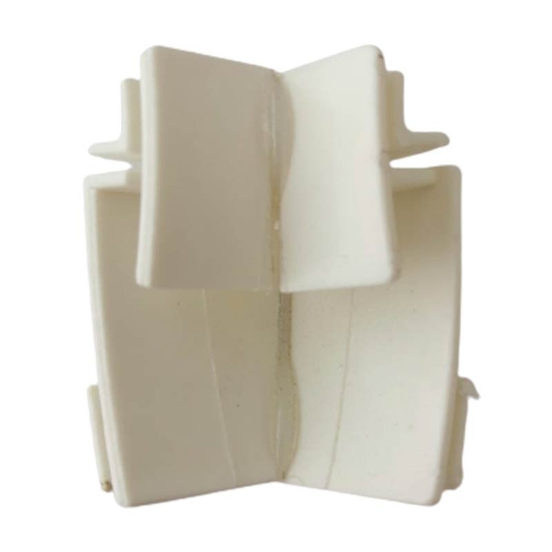 ANGOLO INTERNO X PROFILO PERIMETRALE PER BALCONE BIANCO H7 CM - PLASTICA