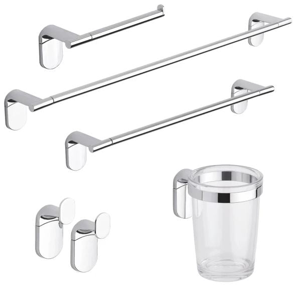KIT ACCESSORI BAGNO - 5 PZ METAFORM