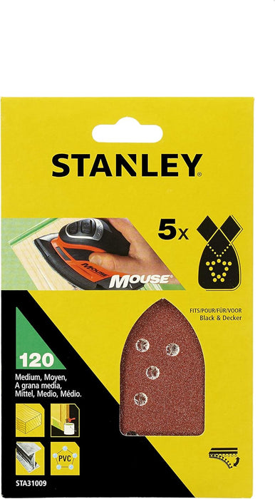 CARTA VETRO A PUNTA GR120 FL5 STANLEY (5 PZ)