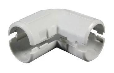 CURVA 90° IN PVC REVERSIBILE E ISPEZIONABILE PER CORRUGATO ELETTRICO D.20
