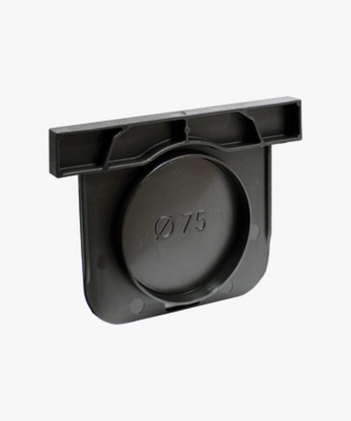 TESTATA PER CANALETTA ABS H. 7,5 PPR 100x13