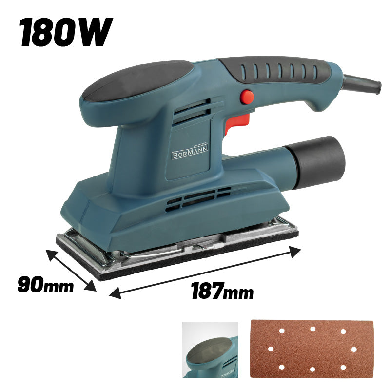 LEVIGATRICE A MANO  BORMAN 180W 187x90mm, 11000rpm - BSS2100